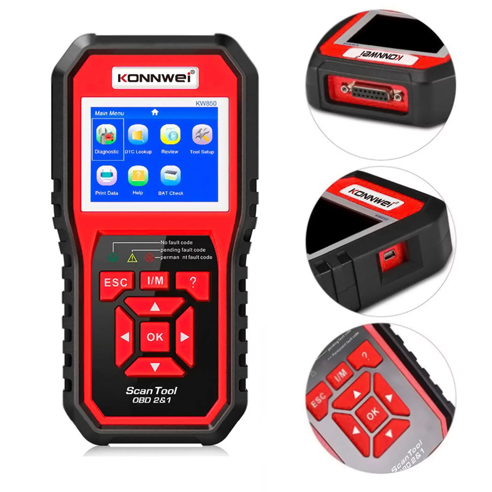OBDII Scanner Code Reader Diagnostic Scan Tool I4770