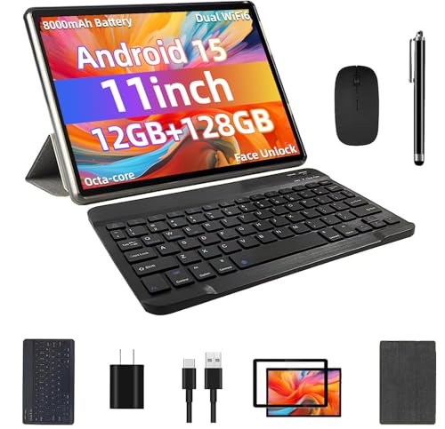 11inch Android 14 Tablet, Octa-core CPU, 12GB+128GB+1TB Expand, 8000mAh Battery B48794