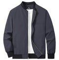 Men's Bomber Jacket Lightweight Full Zip Windbreaker D558376
