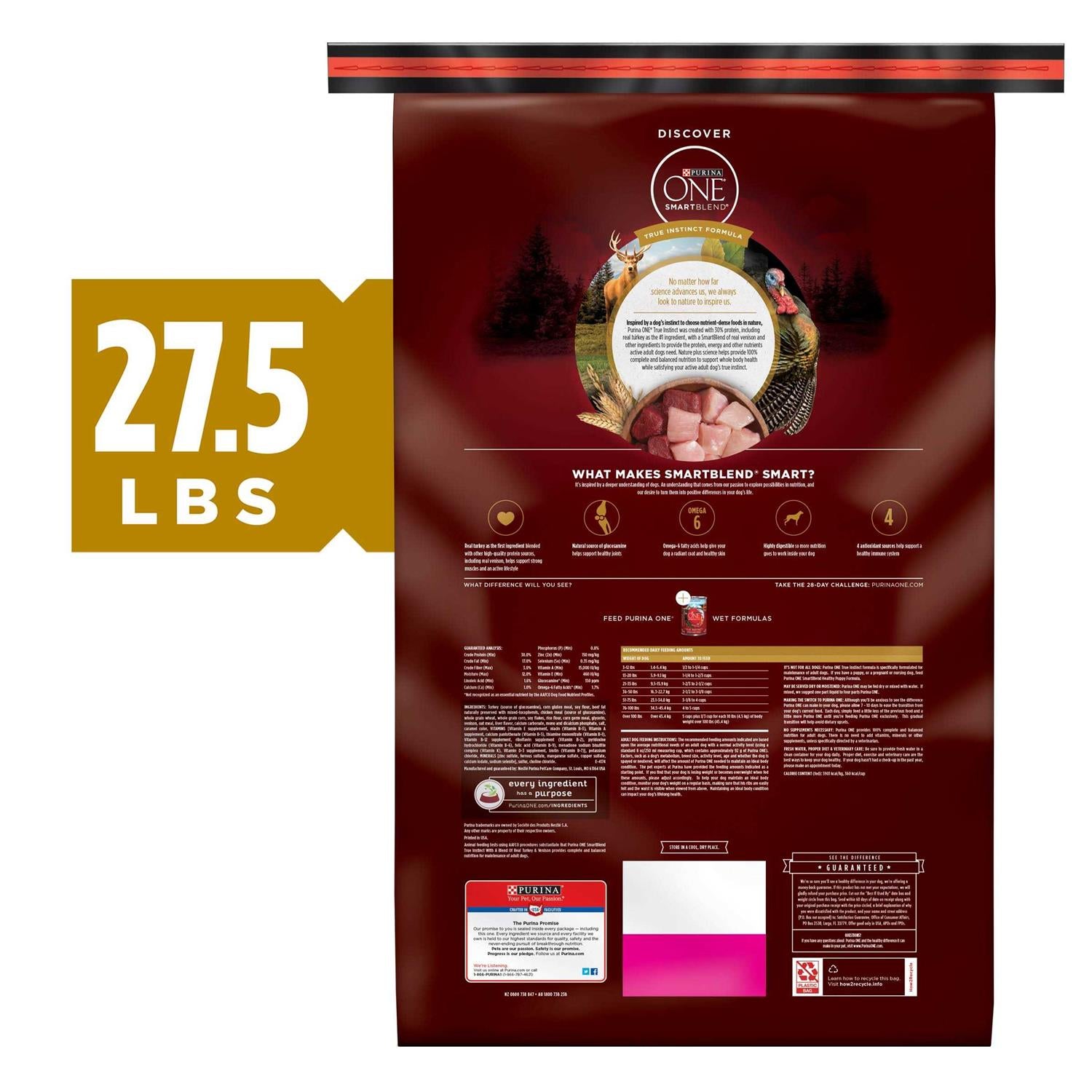 Real Turkey & Venison Dry Dog Food K1236