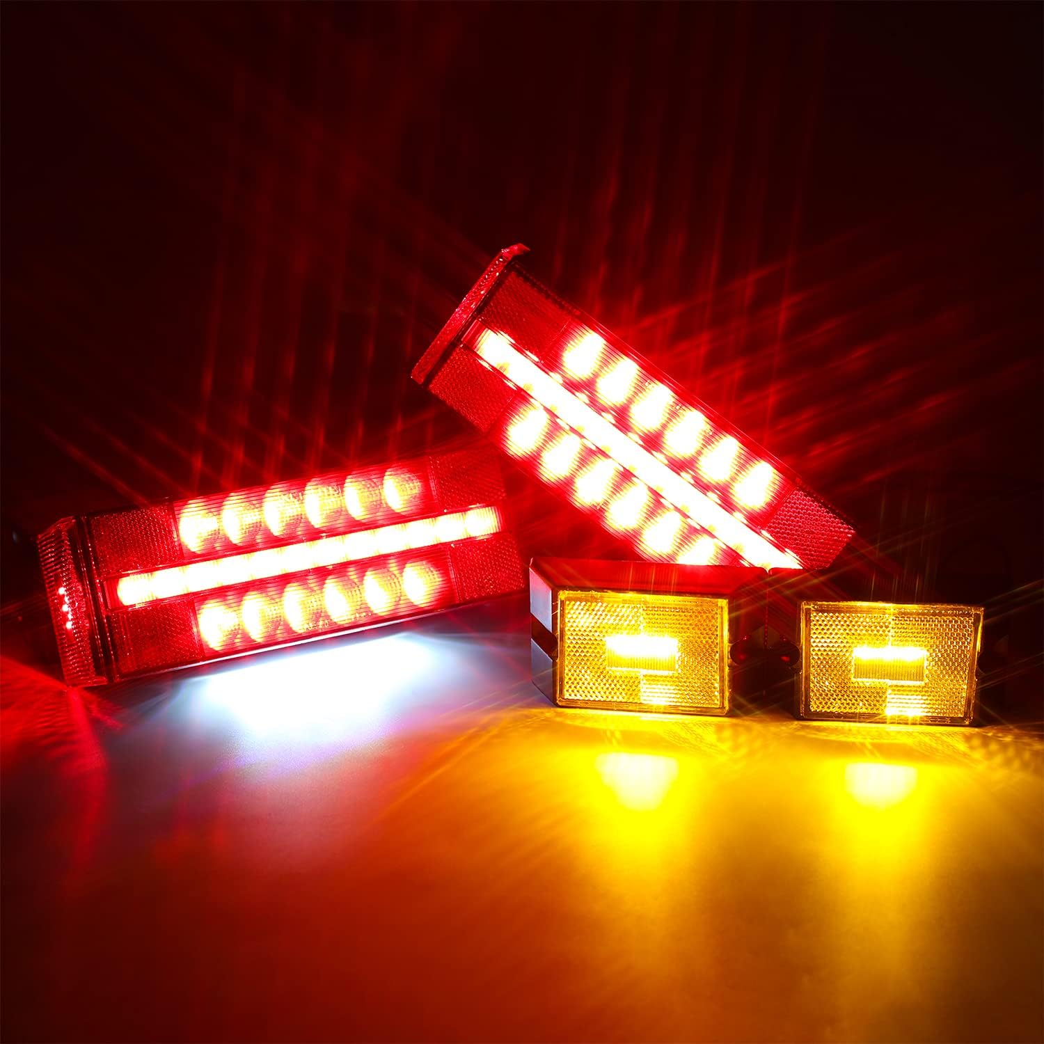 Submersible LED Trailer Light Kit, Waterproof Tail Lights H601784