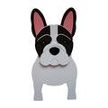 White Small French Bulldog Planter I918073