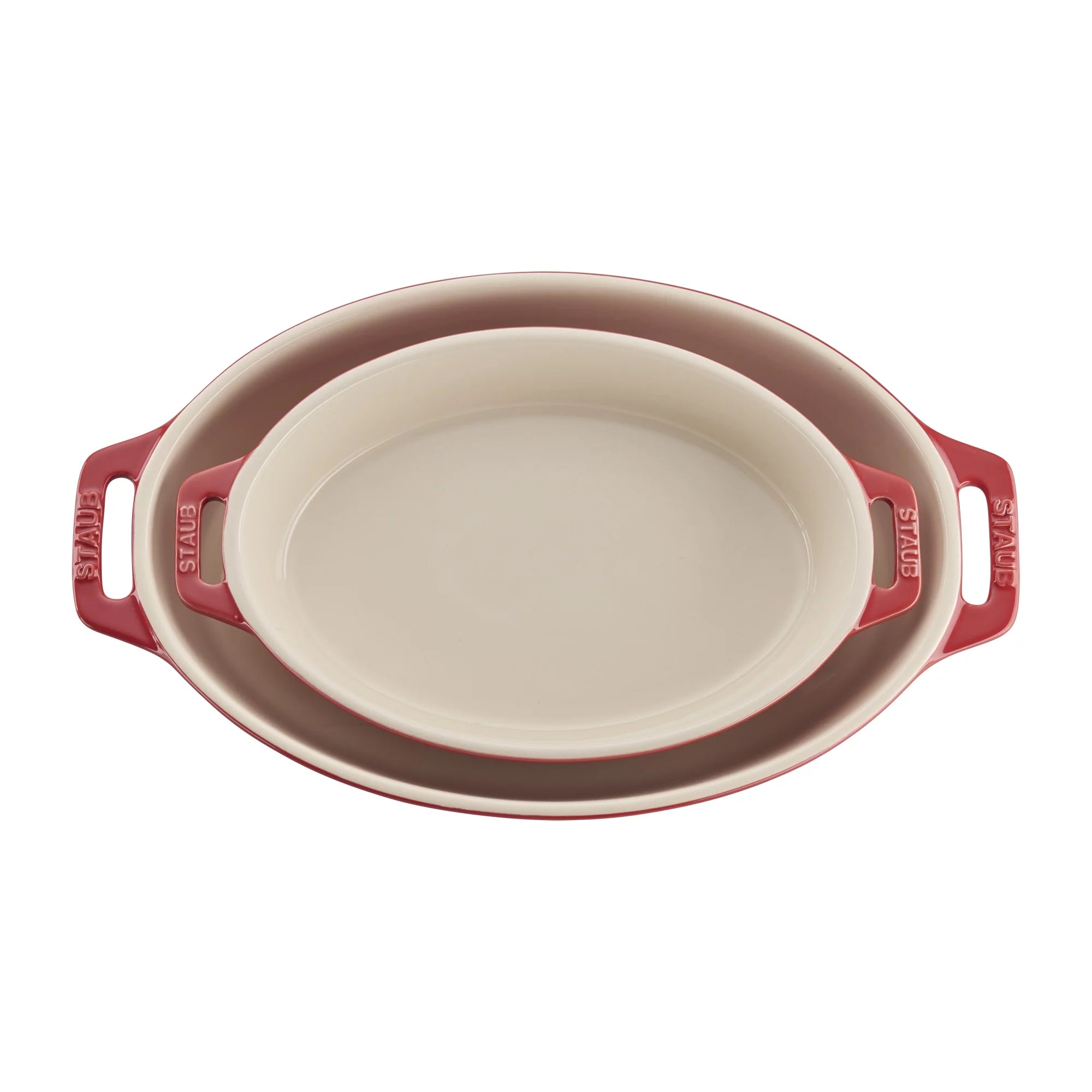 2-pc Oval Ceramic Baking Dish Set B96589