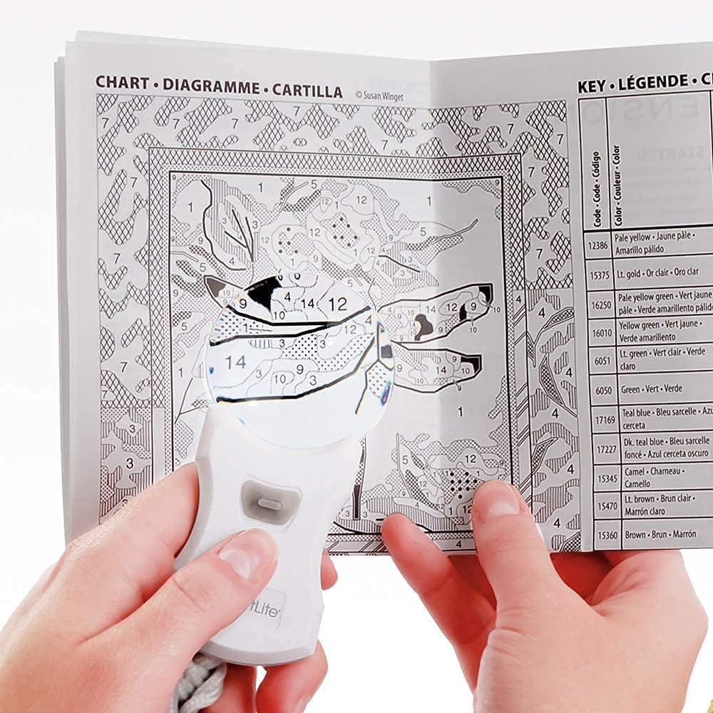 LED Clamp Lamp and Magnifier S238
