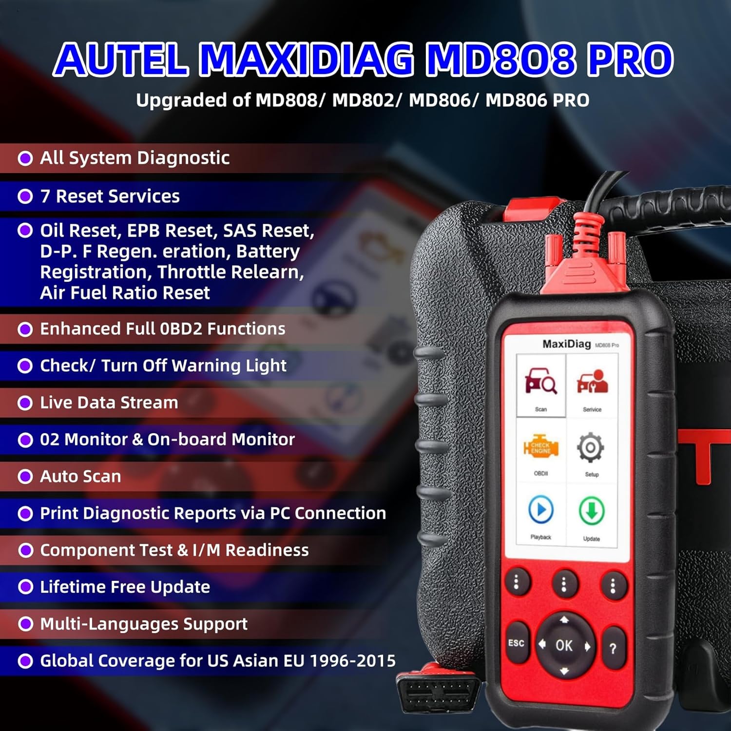 OBD2 Scanner Diagnostic Scan Tool O9542