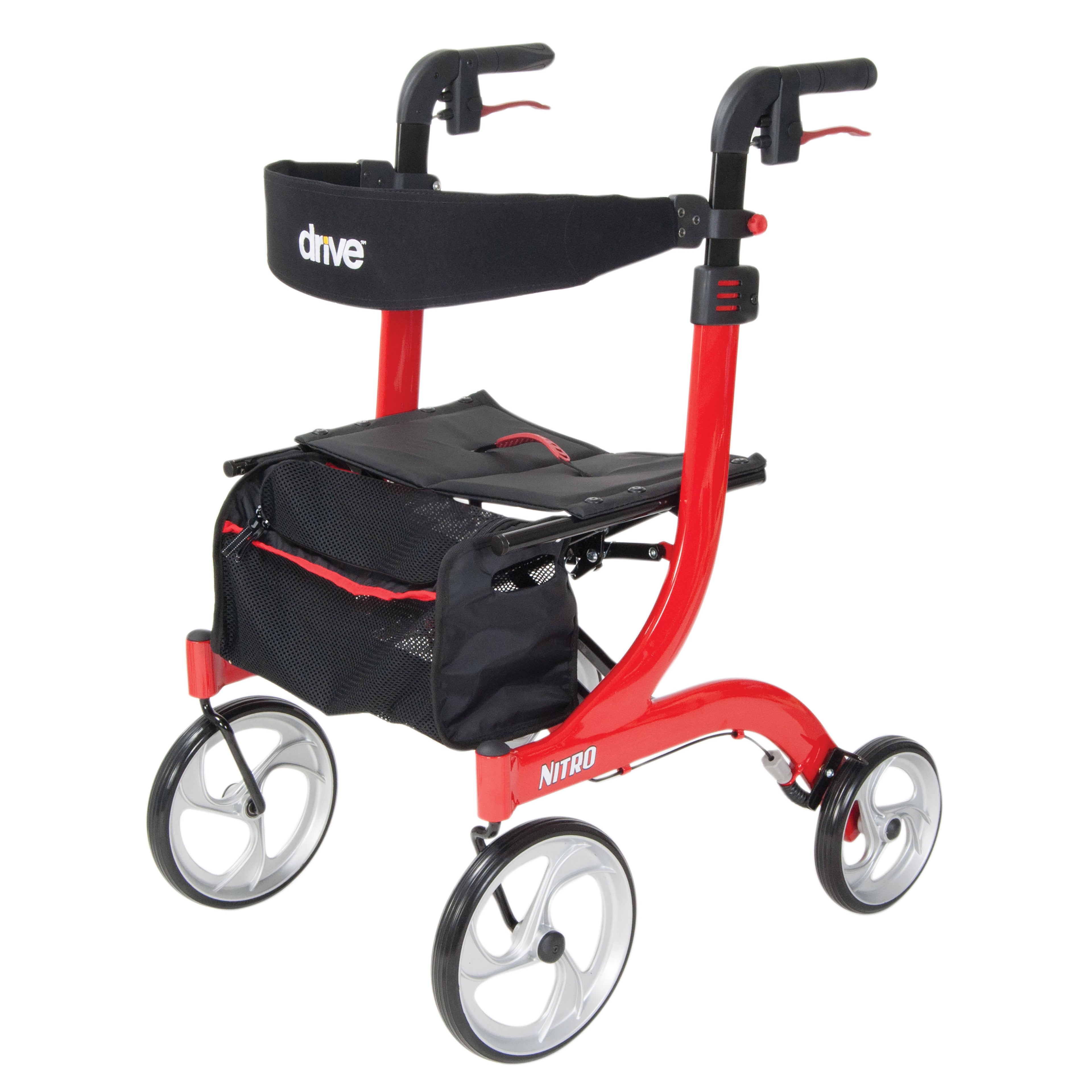 Red Rollator Walker Z386355
