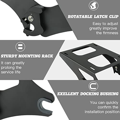 Black Detachable Luggage Rack U852