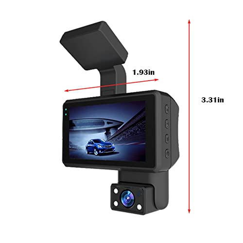 2 Channel 1080P Dual Dash Cam with 3.0" IPS Screen V844725