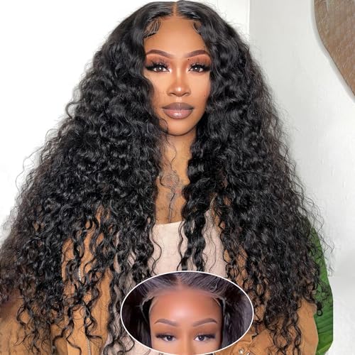 28 Inch Deep Wave Lace Front Human Hair Wig V24210