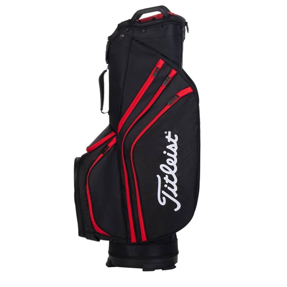 Black/Black/Red Lightweight Golf Bag T592