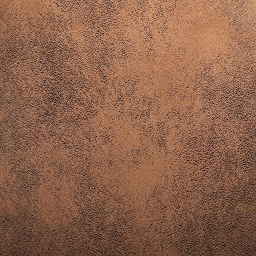 Brown Faux Suede Leather Dining Chairs 4 pcs L364
