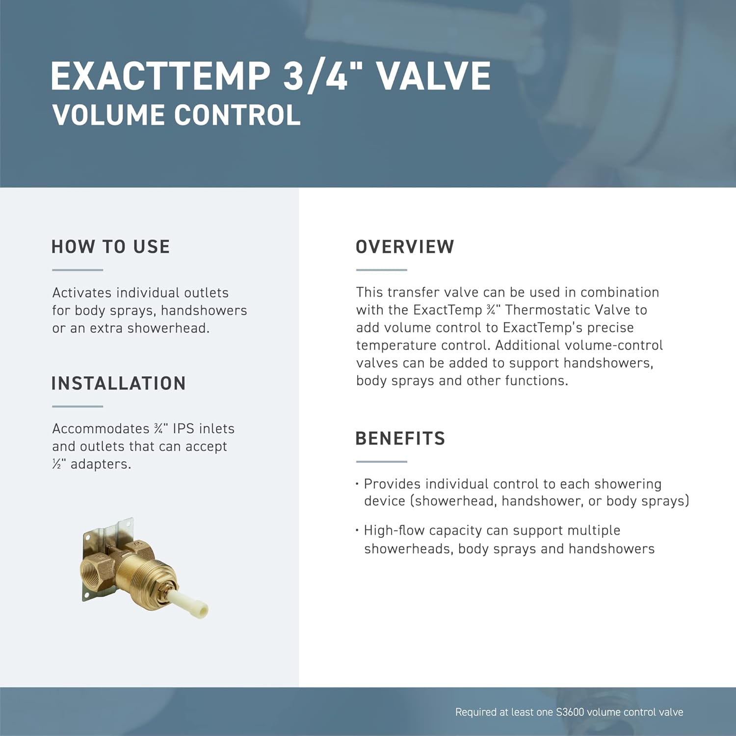 3/4-Inch IPS Volume Control Valve I2785