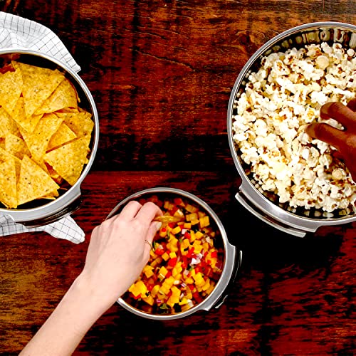 Stainless Steel Mixing Bowls Set 1.5, 3, 5 Quart C32795
