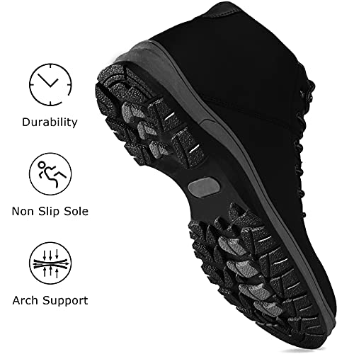 Mens Lightweight Water Resistant Mid Ankle Hiking Boots K676166