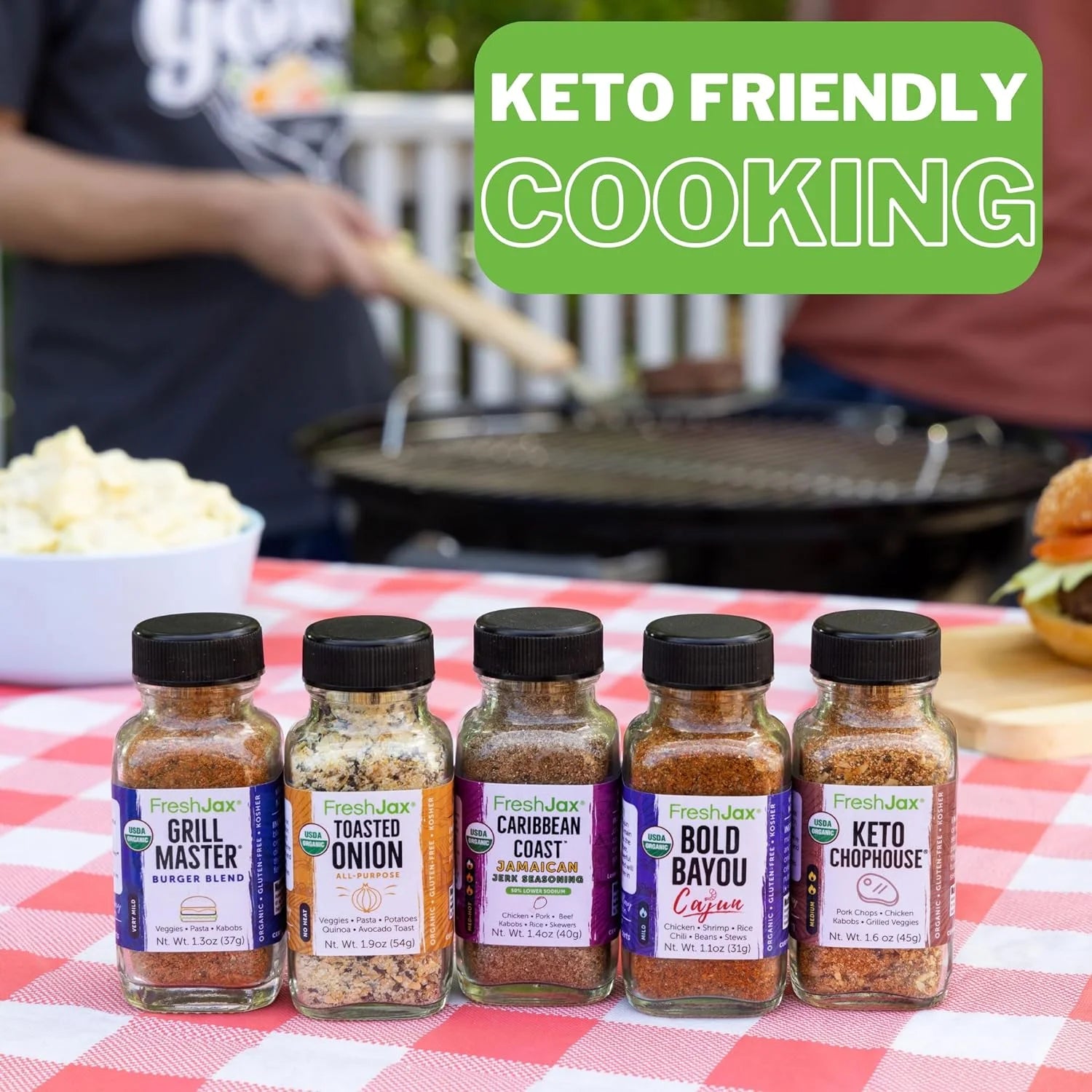 Pack of 5 Organic Keto Seasoning Gift Set U877668