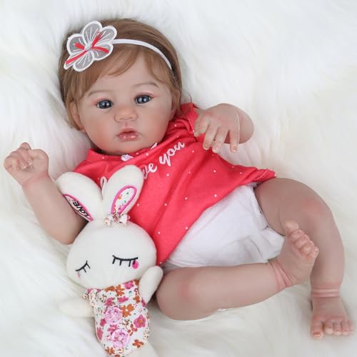 18 Inch Lifelike Reborn Baby Doll with Soft Weighted Body G75527
