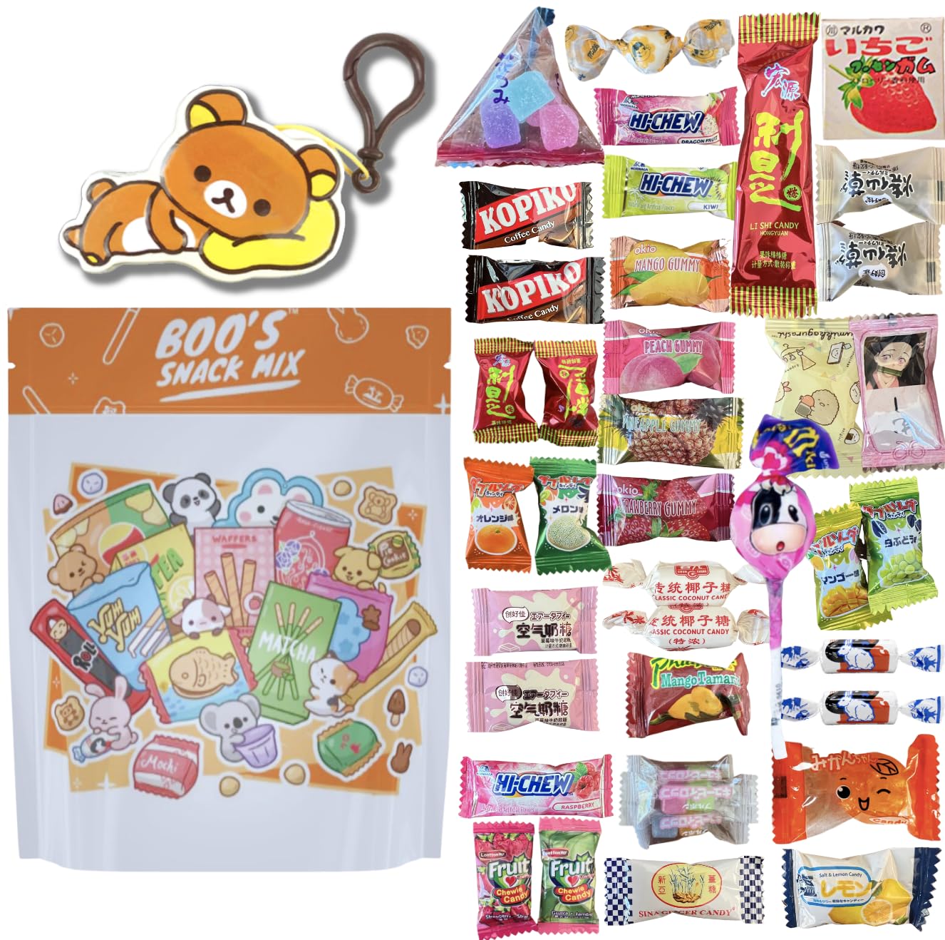 40pc Asian Mystery Candy Mix with Tin I267639
