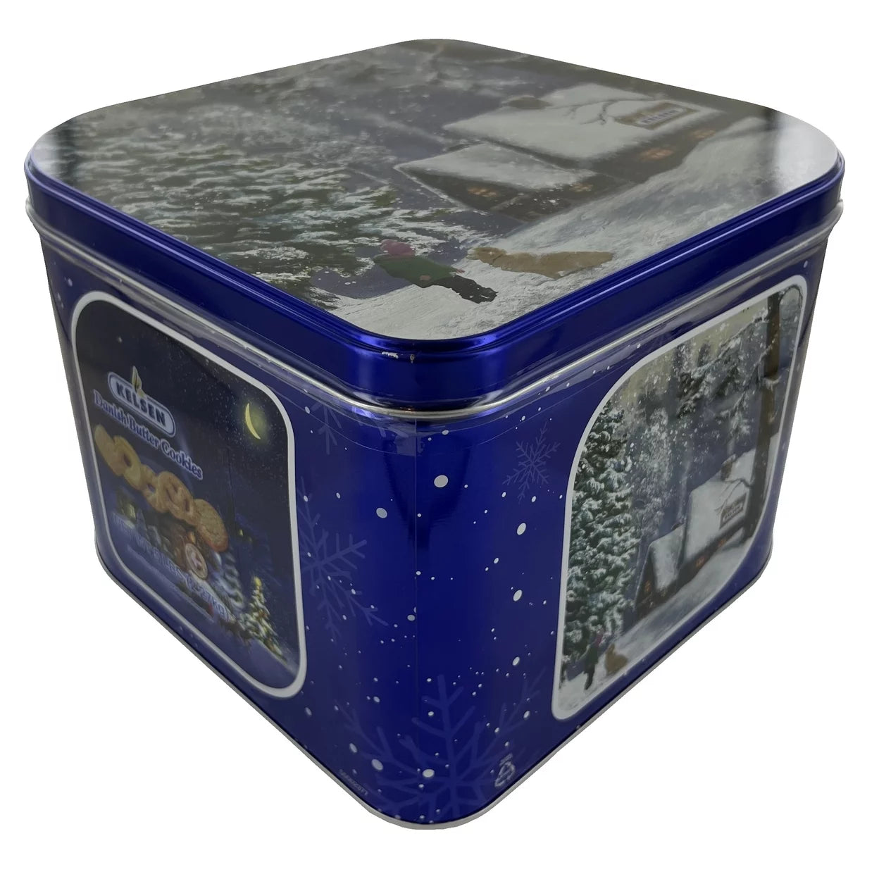 80 Ounce Danish Butter Cookies in Decorative Holiday Tin T343