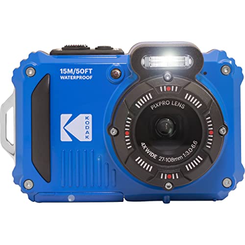 Blue Digital Camera with 32GB microSDHC Card A4055