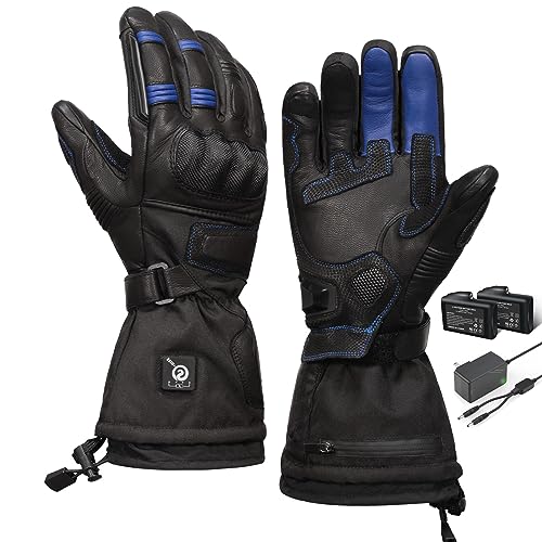 Professional Heated Motorcycle Gloves with 12V Charging Cord K392