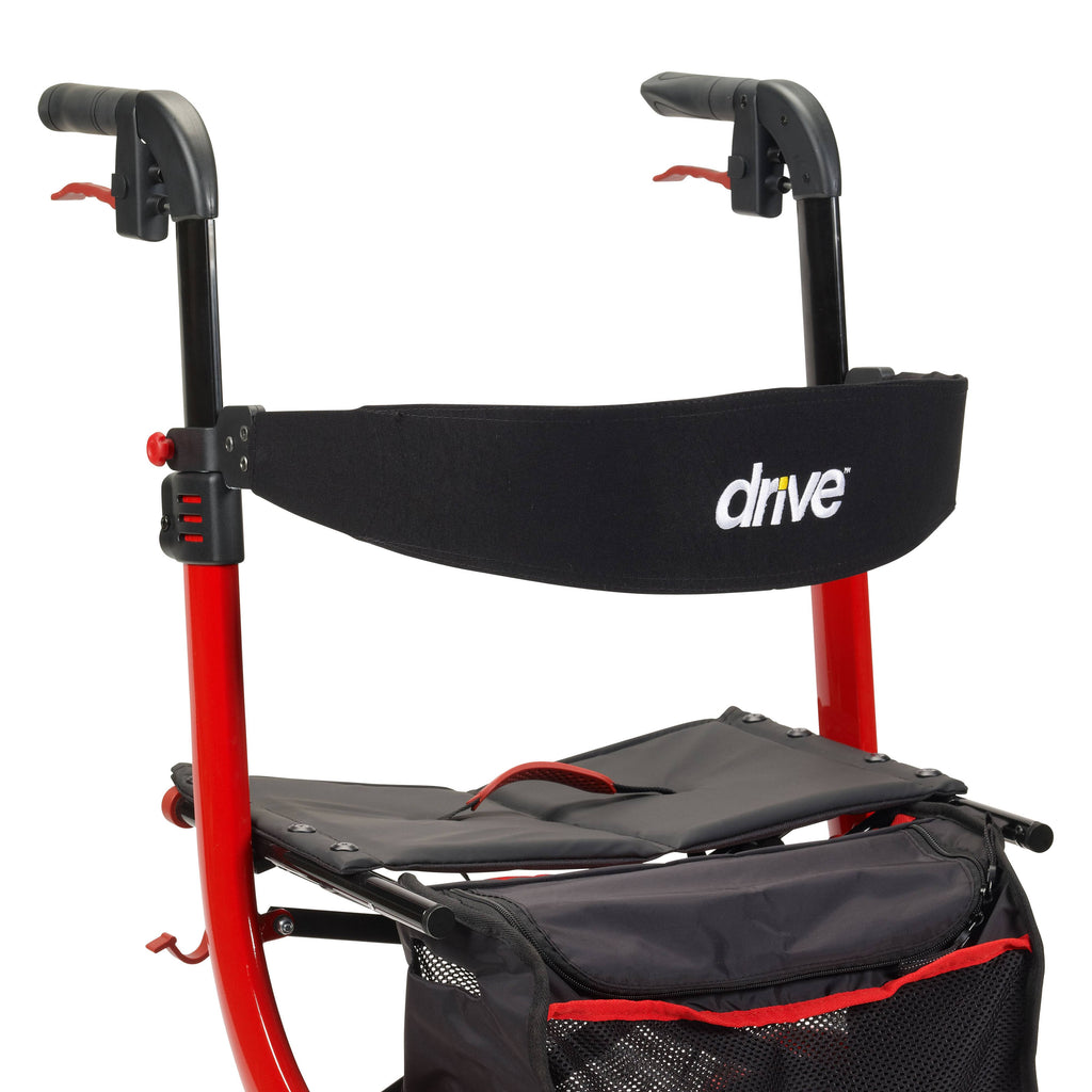 Red Rollator Walker Z386355