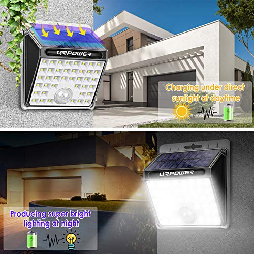 78 LED Solar Motion Sensor Security Light, 4 Pack R352536