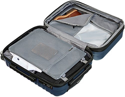 Navy Blue 21-inch Carry On Luggage with Wheels L108298