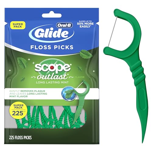 Mint Dental Floss Picks, 225 Picks (Pack of 2) F547
