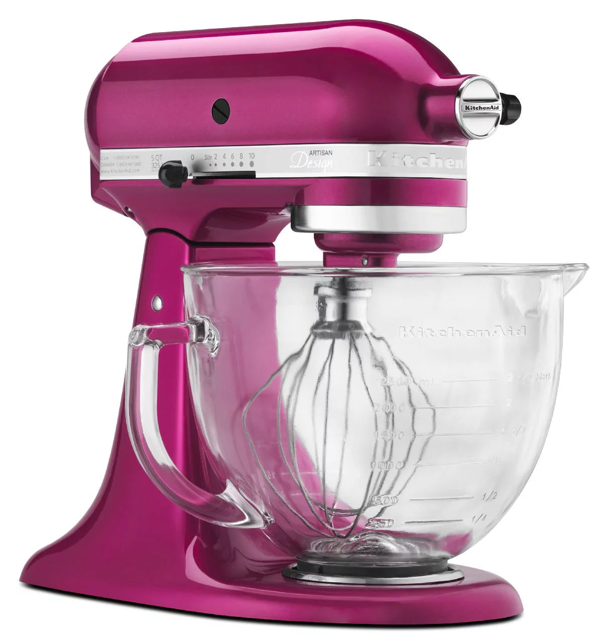 5 Quart Tilt-Head Stand Mixer with Glass Bowl S244155