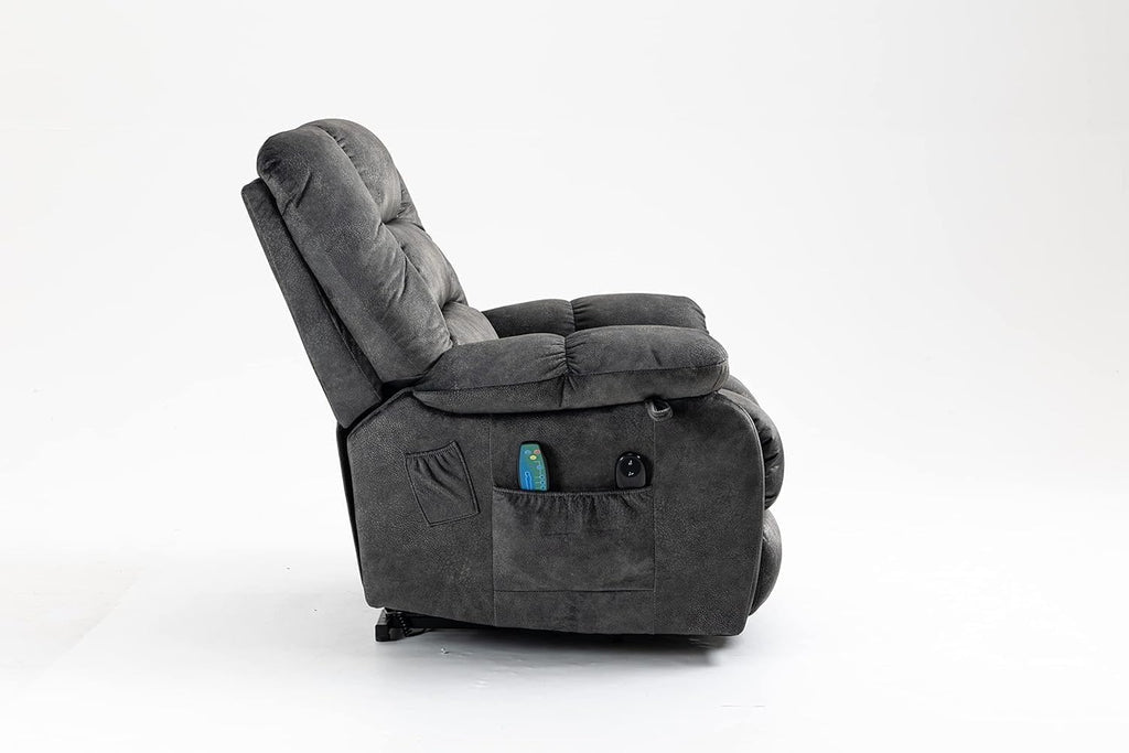 Oversized Dual Motor Lift Recliner with Heat and Massage H899
