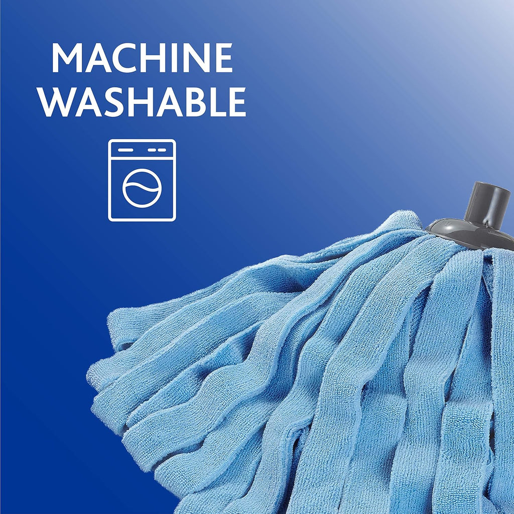 Microfiber Cloth Mop Refill, Blue (Pack of 2) W19832