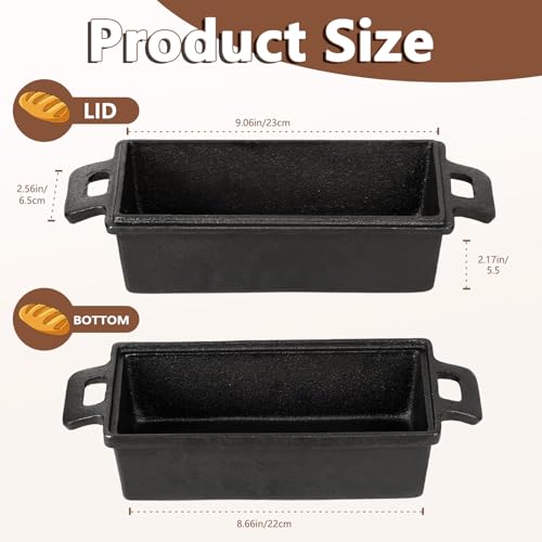 Cast Iron Loaf Pan with Lid S47723