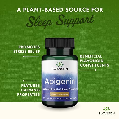 50mg Apigenin Supplement Capsules (90 count) M528