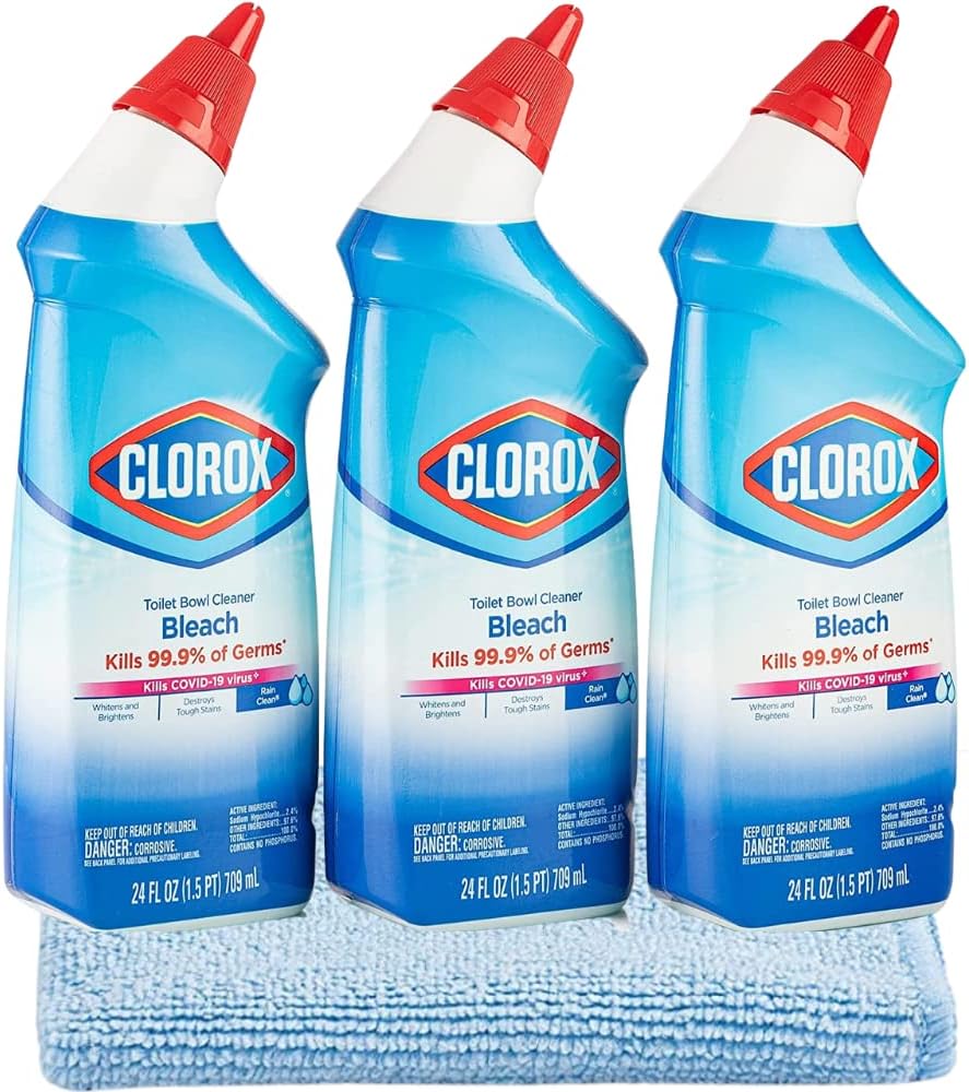 Toilet Bowl Cleaner with Bleach 24 oz D5870