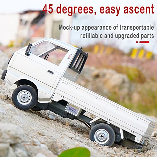 RC Car 1/10 2.4Ghz Off Road Drift Pickup Truck Crawler with Brushed Motor LED Headlights RTR M72611