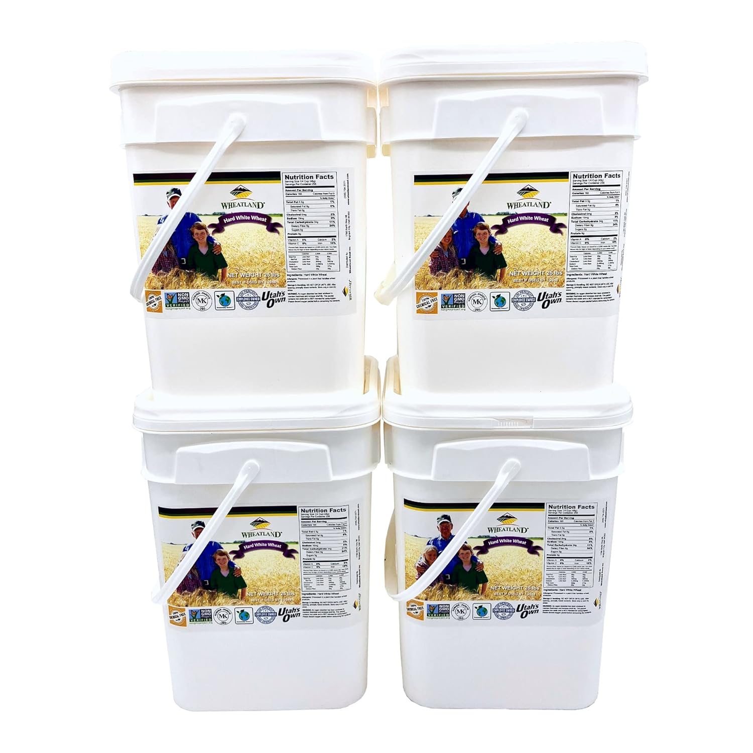 Hard White Wheat Berries 100 lbs E139044