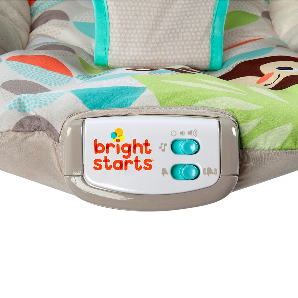 Baby Bouncer Infant Seat with Vibrations, Music, Removable Toy Bar A542634