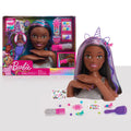 20-Piece Styling Head, Black Hair, Kids Toys E971