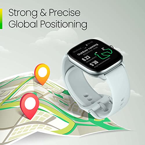 Black Smart Watch with GPS, Heart Rate Monitor, 15-Day Battery Life O56752