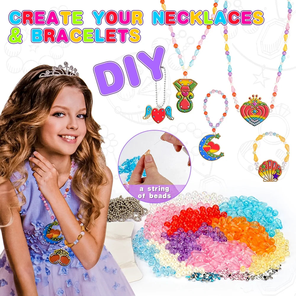 Necklace Craft Kit Jewelry Making Kit F777