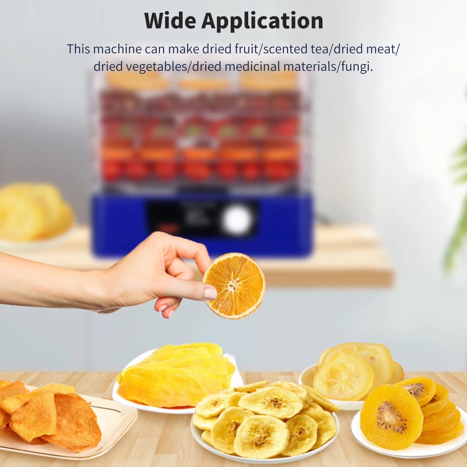 5 Trays Food Dehydrator with Digital Timer F900310