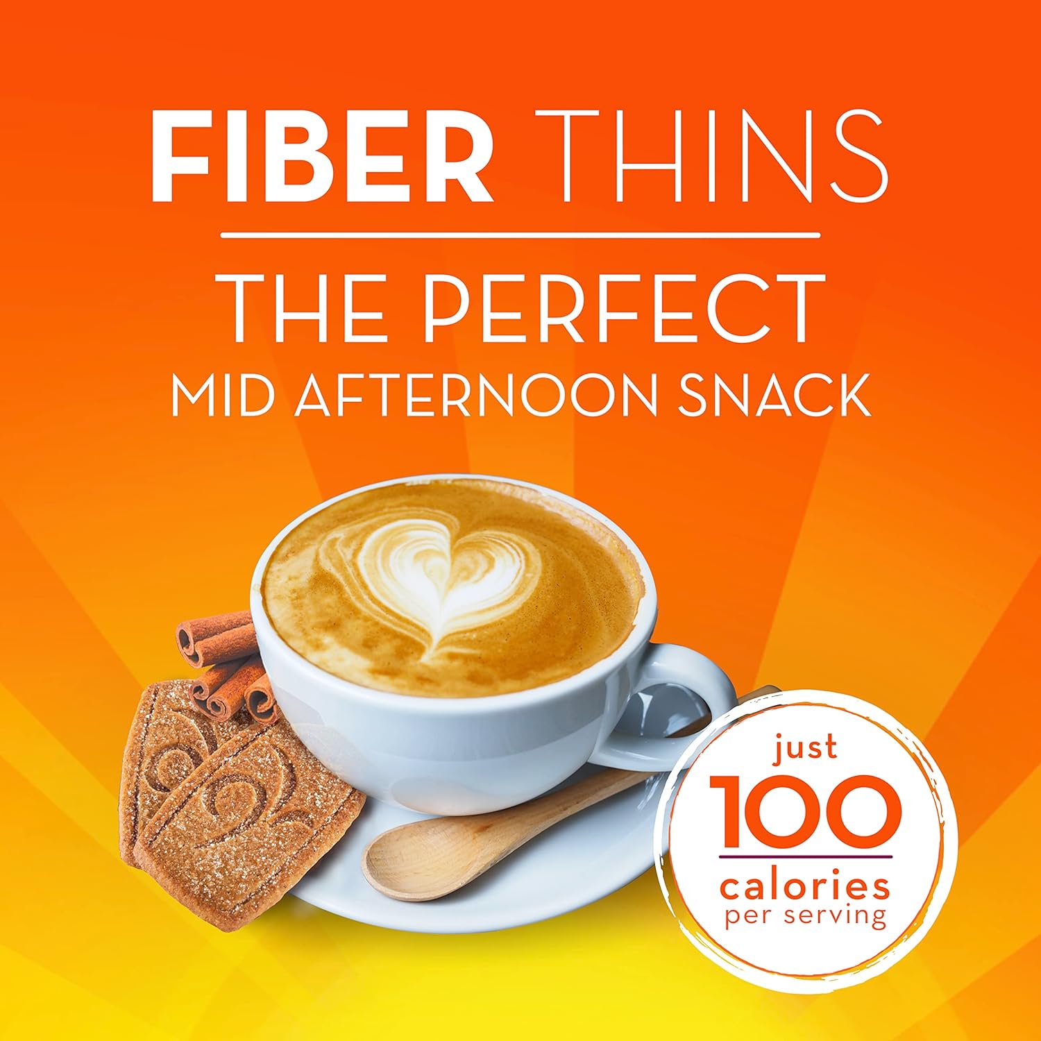 Chocolate Flavor Fiber Thins, 12 Servings Q622995
