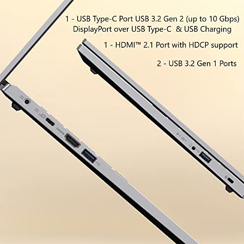 15.6" Full HD IPS Display AMD Ryzen 5 7520U Quad-Core Processor 8GB LPDDR5 256GB NVMe SSD Laptop E426