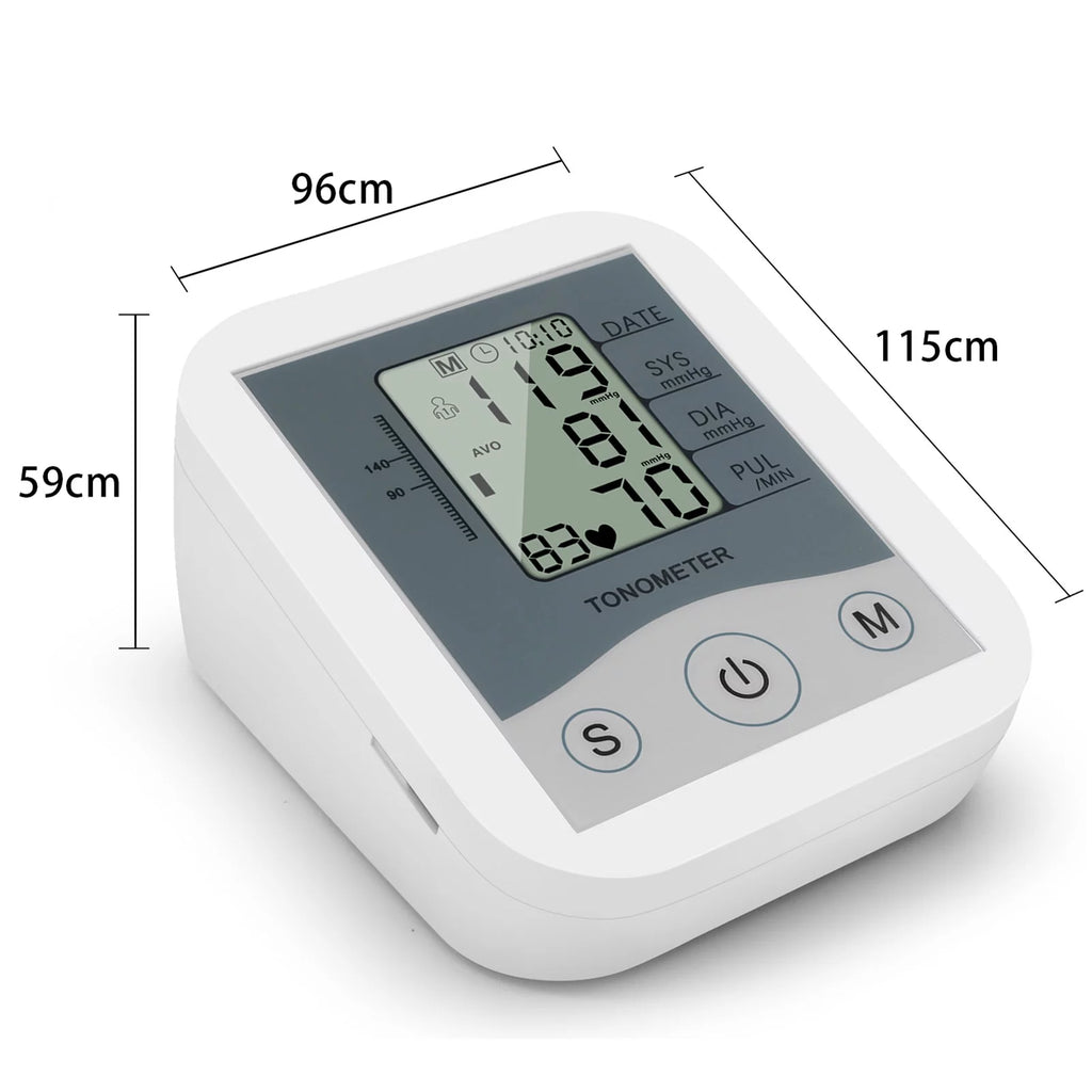 Arm Sphygmomanometer LCD Digital Display Pulse Scanning Oscillometry Y242