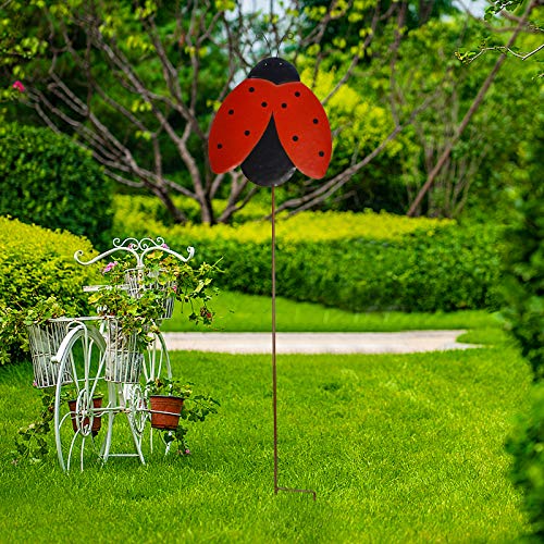 Blue Butterfly Metal Garden Stake K533819