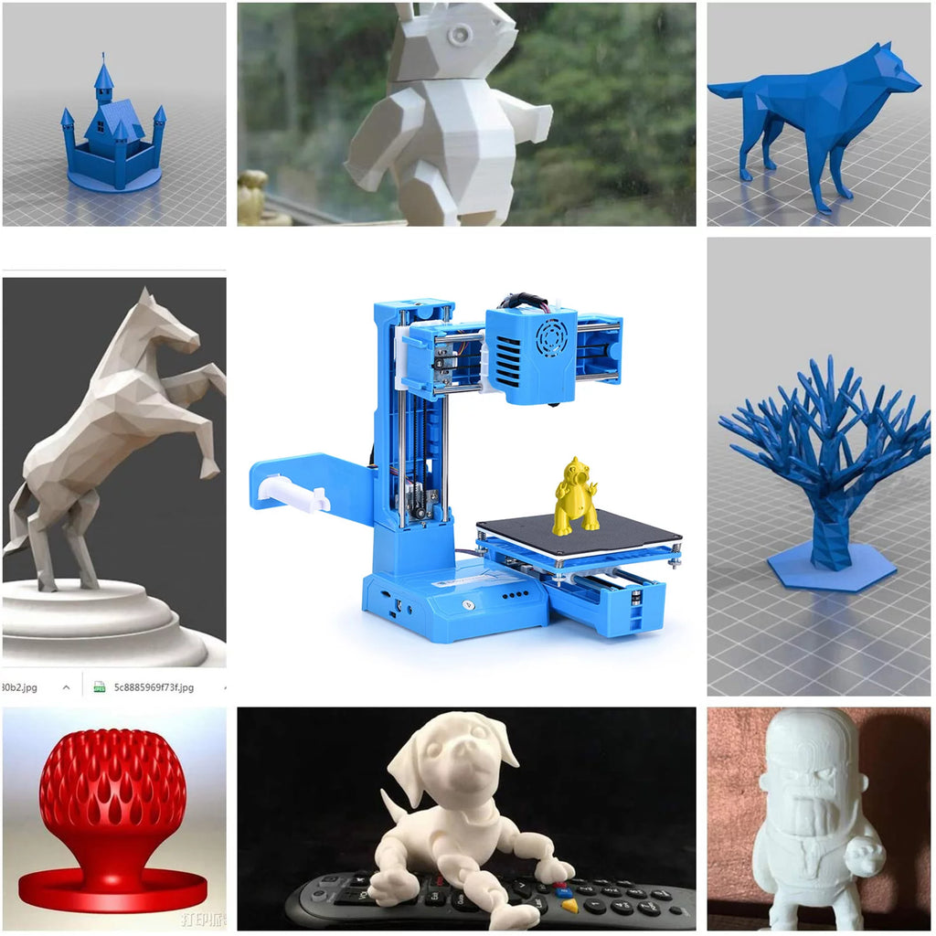 Mini 3D Printer, 100x100x100mm Print Size G572911