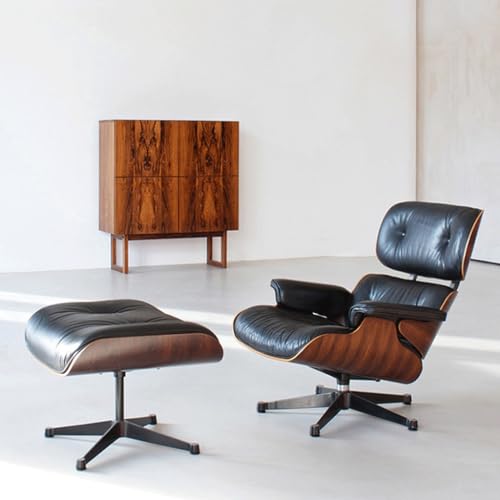 Leather Single Sofa Chair with Footrest O797710
