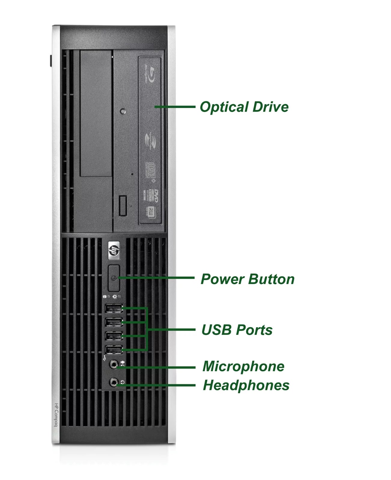 Restored Desktop PC Intel Core i5 16GB Ram 500GB Hard Drive 240GB SSD NVIDIA GeForce GT 1030 DDR5 24 inch LCD WiFi Windows 10 I352434