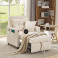 3 in 1 Convertible Sleeper Chair Bed with 2 Pillows and Backrest C239549