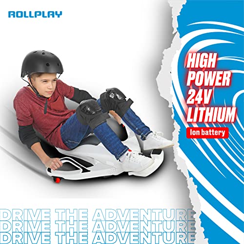 White Electric Ride On Toy with 12V 7AH Rechargeable Battery S814594